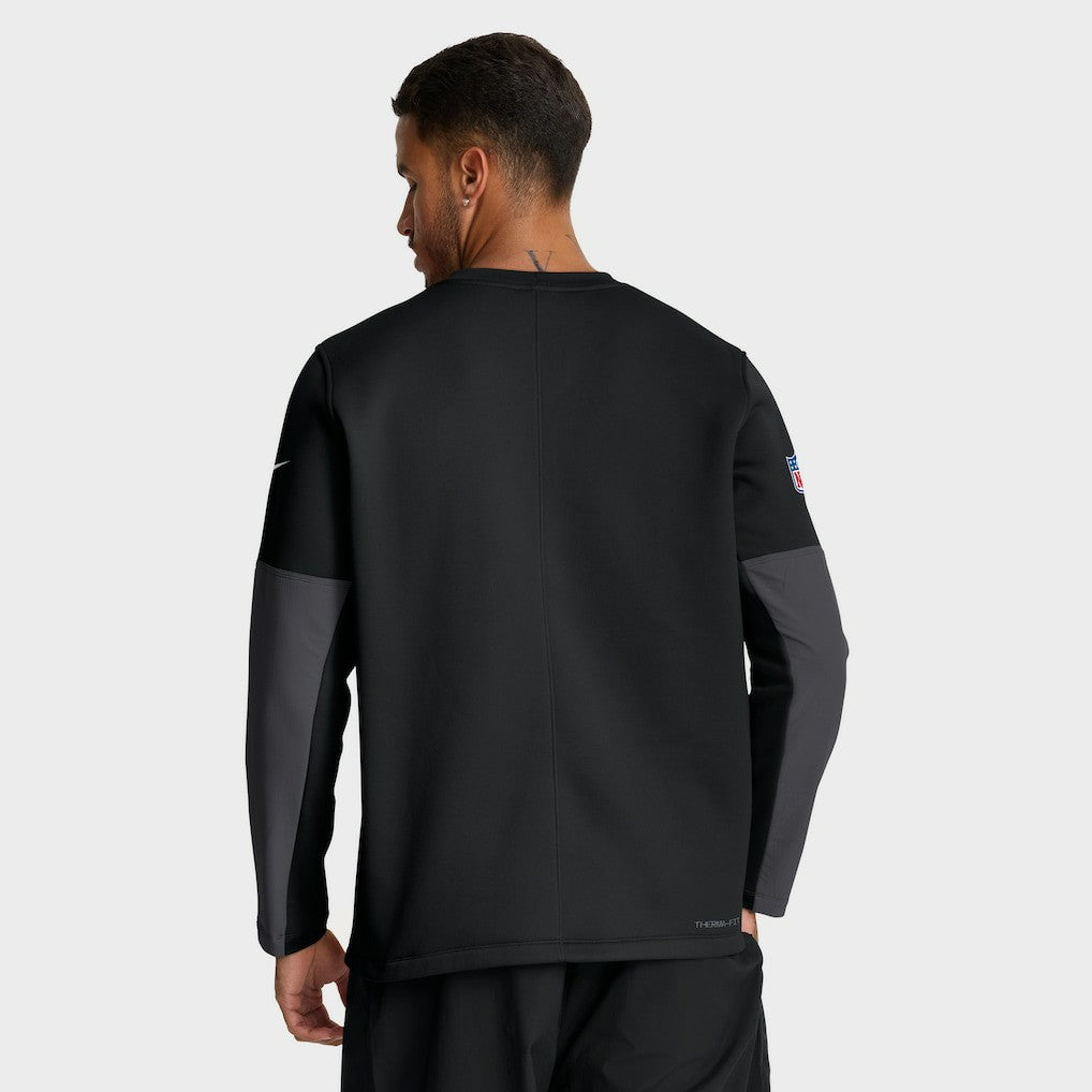 Baltimore Ravens Sideline Coach Therma-FIT Long Sleeve T-Shirt - Black discount