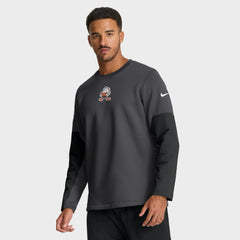 Cleveland Browns Sideline Coach Therma-FIT Long Sleeve T-Shirt - Anthracite discount