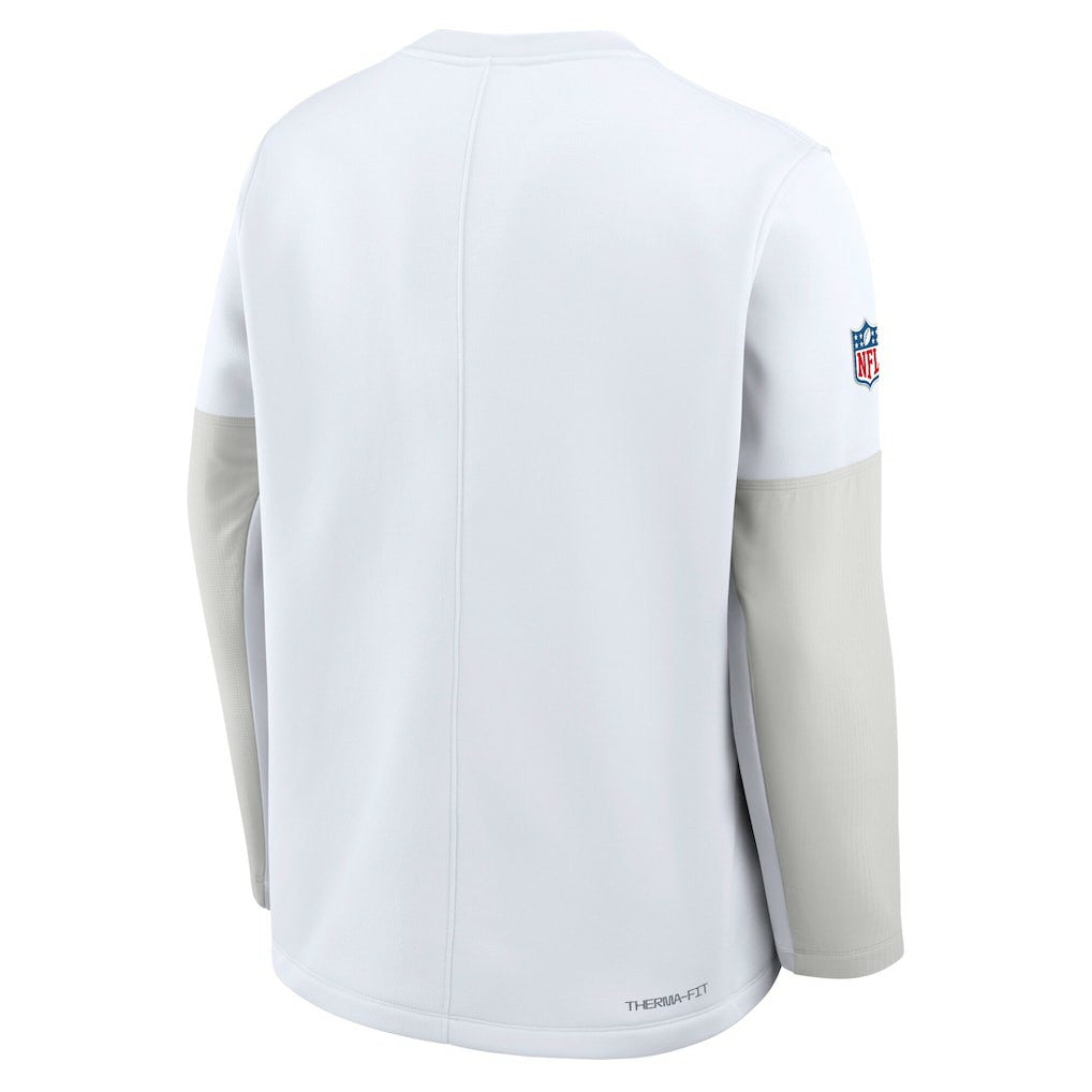 Dallas Cowboys Sideline Coach Therma-FIT Long Sleeve T-Shirt - White discount