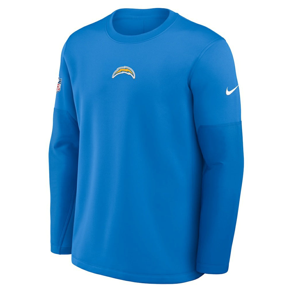 Los Angeles Chargers Sideline Coach Therma-FIT Long Sleeve T-Shirt - Powder Blue on sale