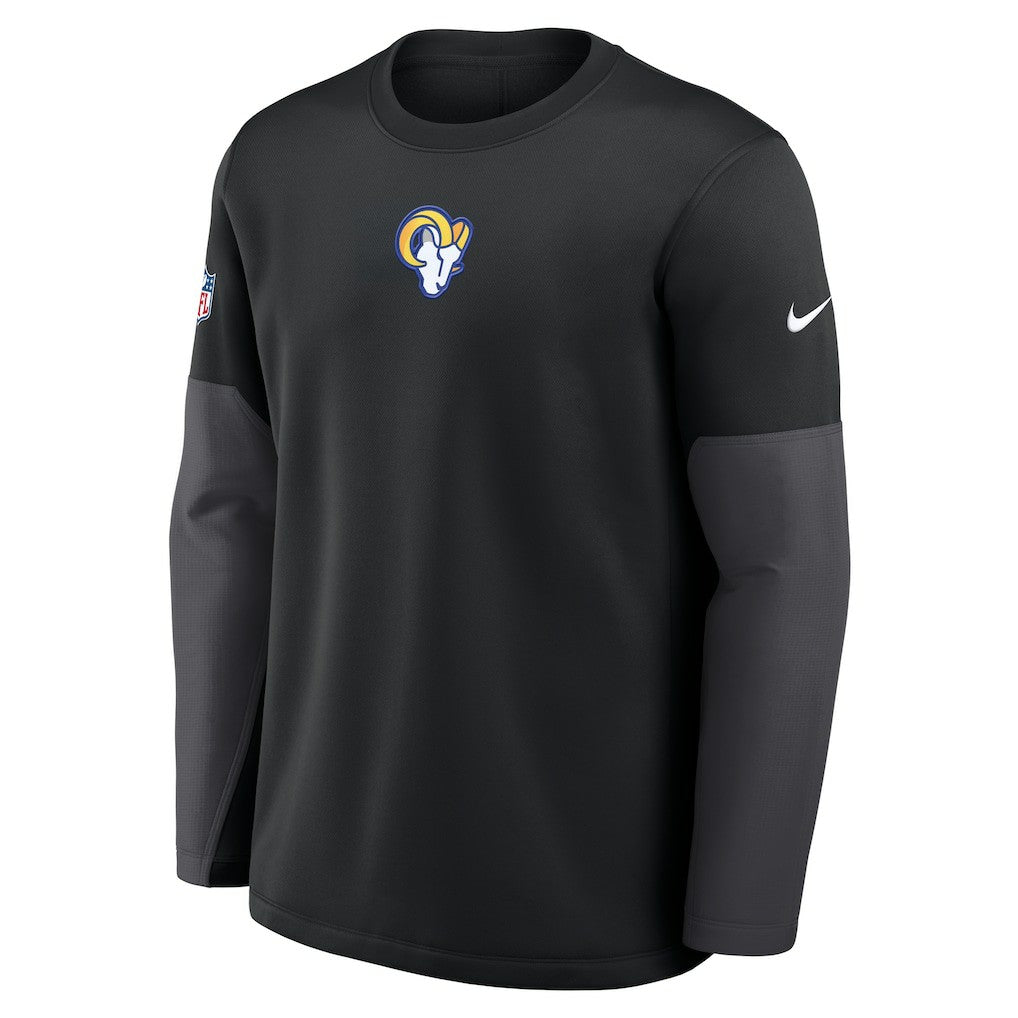 Los Angeles Rams Sideline Coach Therma-FIT Long Sleeve T-Shirt - Black online