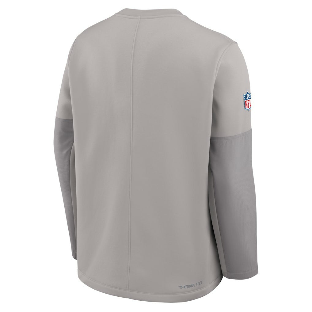 Miami Dolphins Sideline Coach Therma-FIT Long Sleeve T-Shirt - Gray on sale