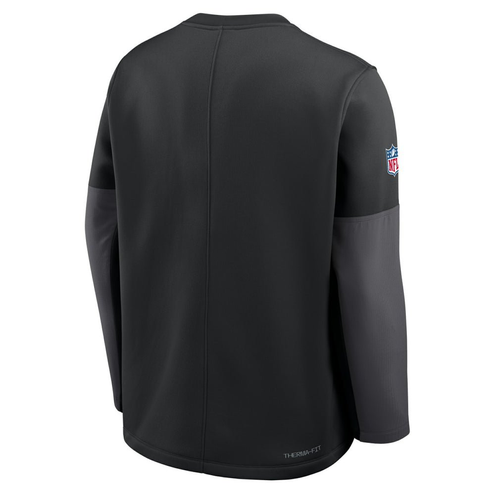 Detroit Lions Sideline Coach Therma-FIT Long Sleeve T-Shirt - Black discount