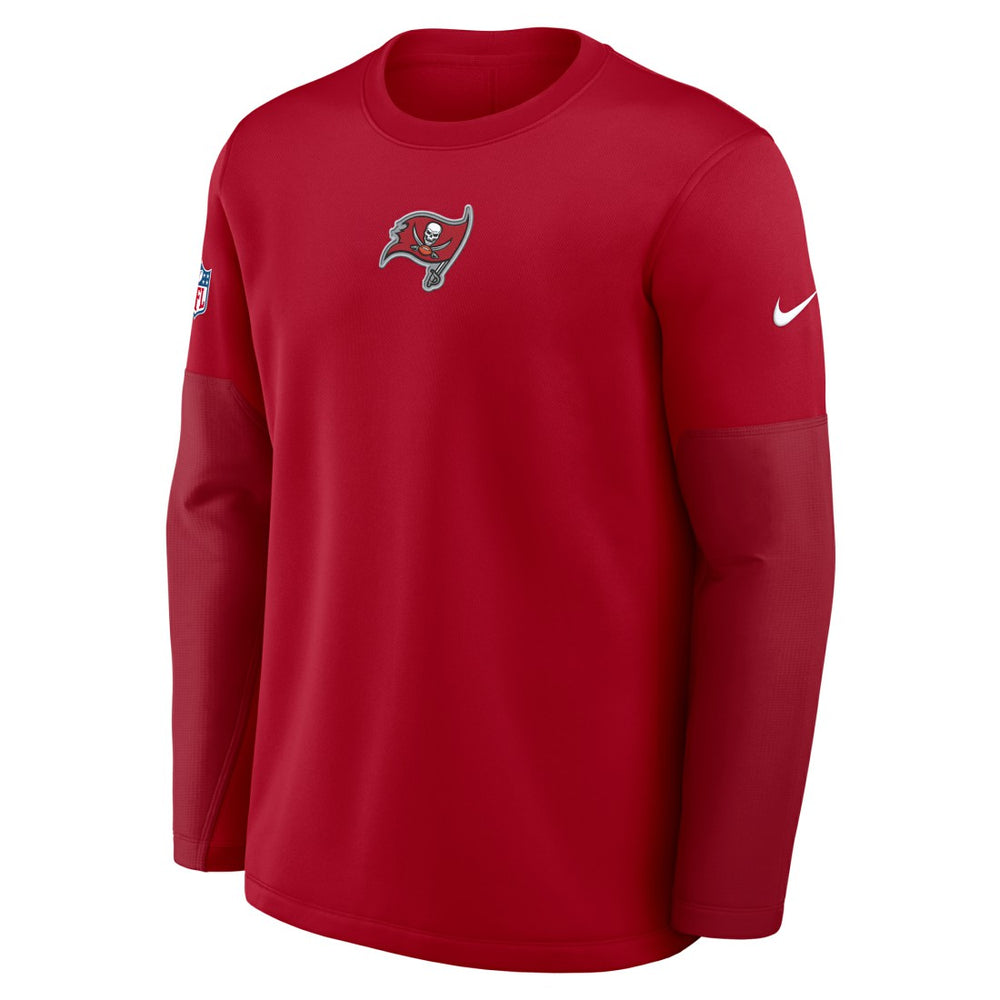 Tampa Bay Buccaneers Sideline Coach Therma-FIT Long Sleeve T-Shirt - Red on sale