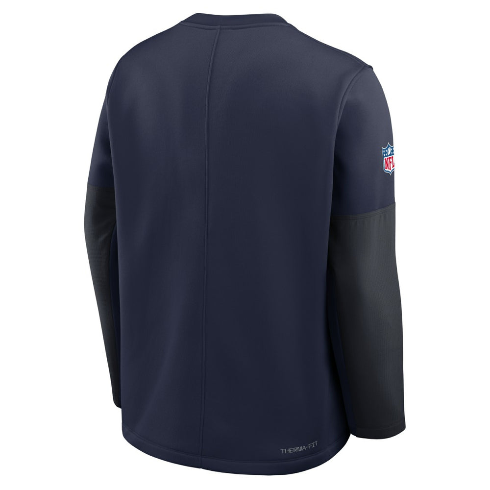 Tennessee Titans Sideline Coach Therma-FIT Long Sleeve T-Shirt - Navy cheap