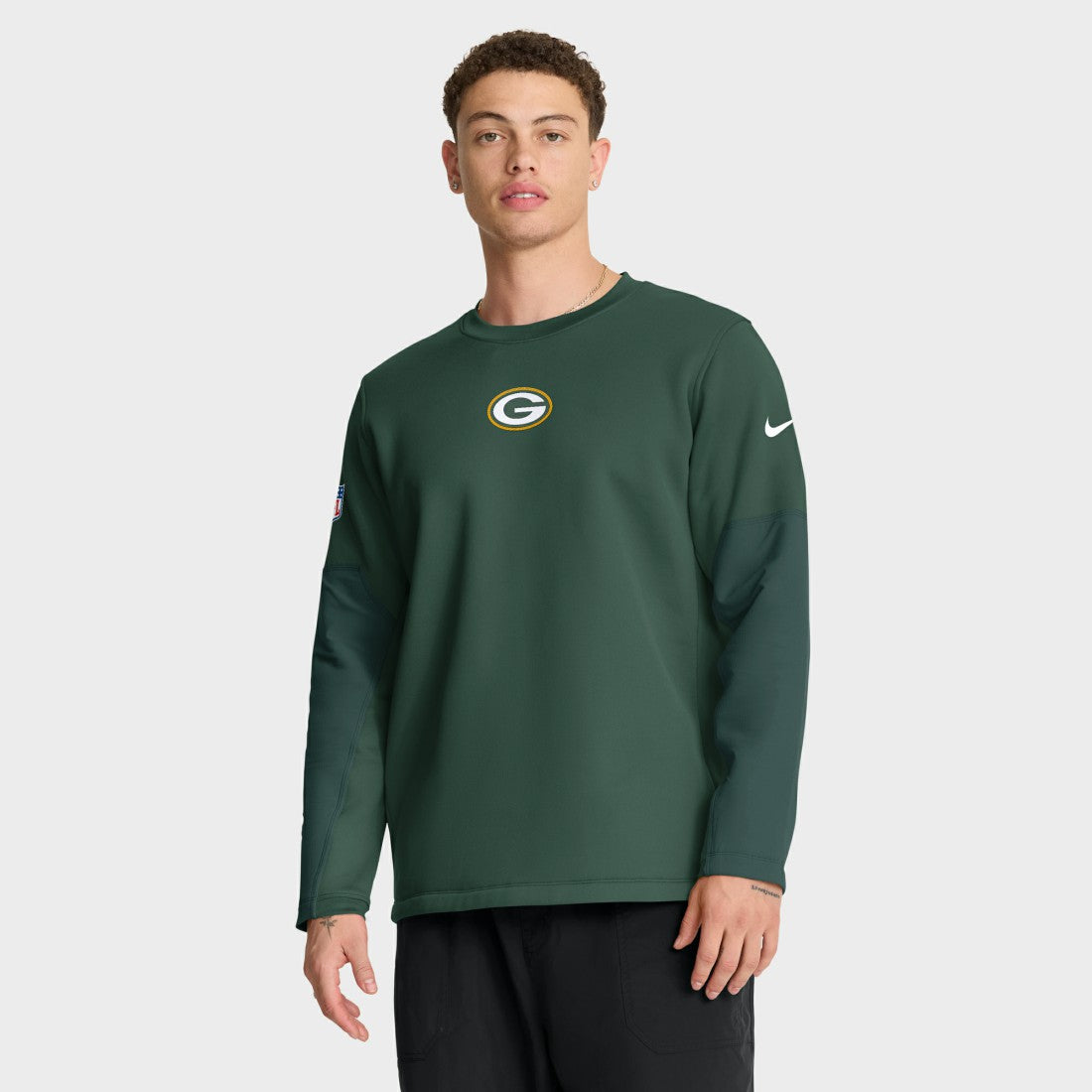 Green Bay Packers Sideline Coach Therma-FIT Long Sleeve T-Shirt - Green cheap