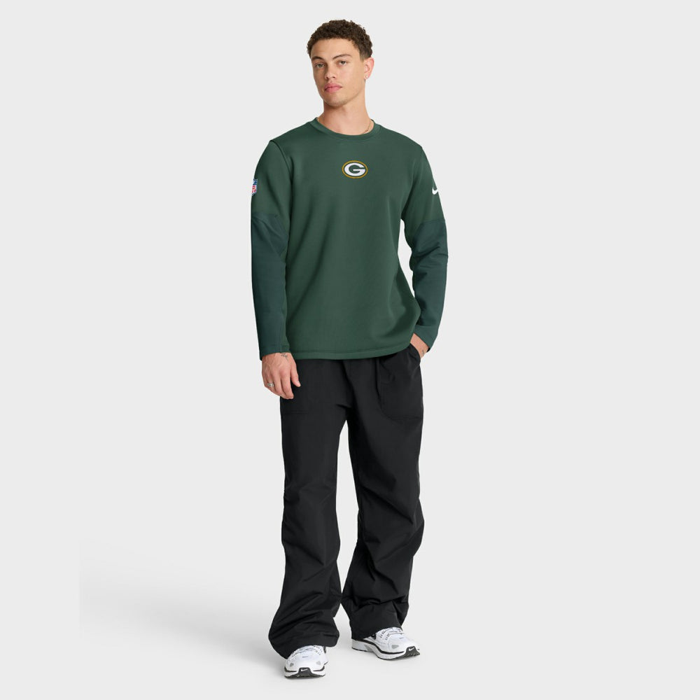 Green Bay Packers Sideline Coach Therma-FIT Long Sleeve T-Shirt - Green cheap