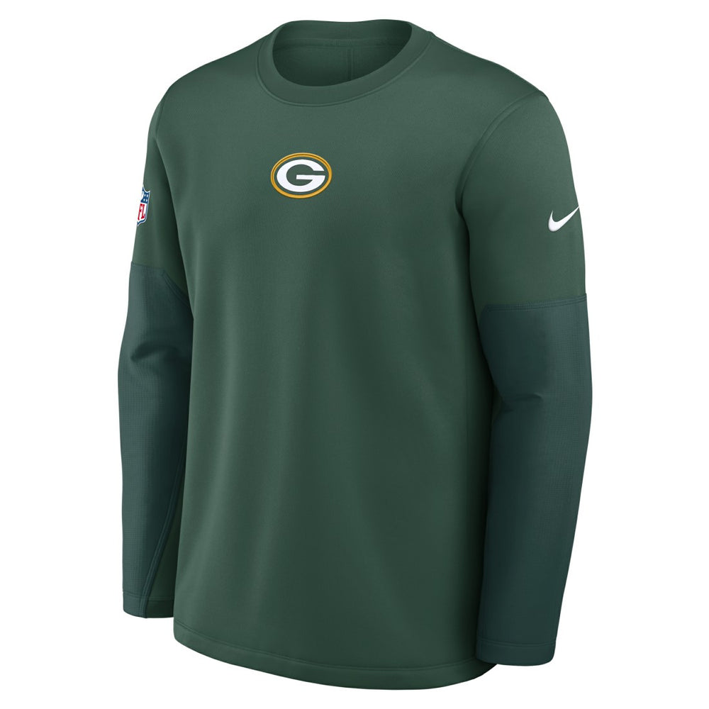 Green Bay Packers Sideline Coach Therma-FIT Long Sleeve T-Shirt - Green cheap
