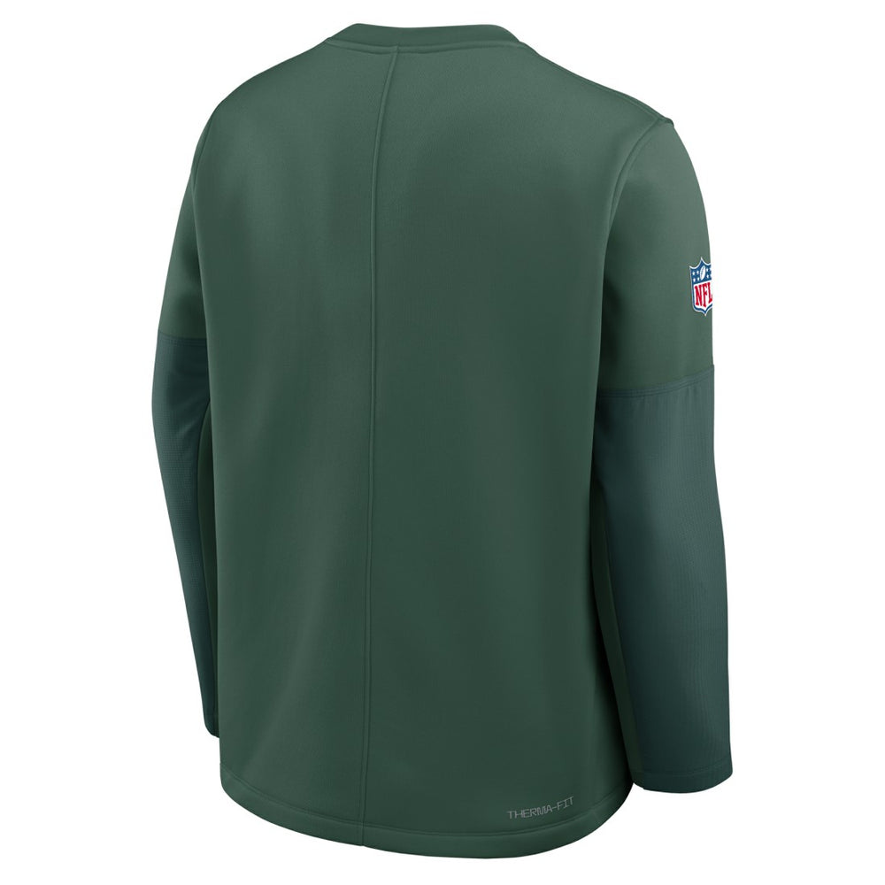 Green Bay Packers Sideline Coach Therma-FIT Long Sleeve T-Shirt - Green cheap