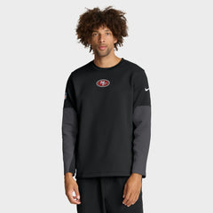 San Francisco 49ers Sideline Coach Therma-FIT Long Sleeve T-Shirt - Black sale