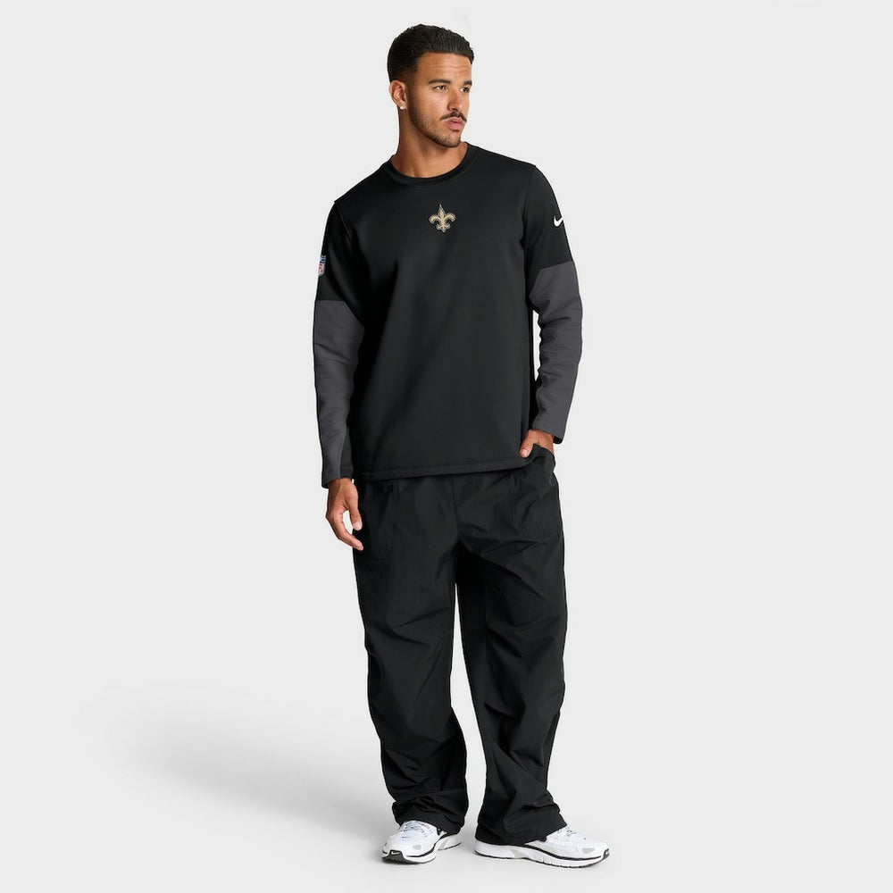 New Orleans Saints Sideline Coach Therma-FIT Long Sleeve T-Shirt - Black outlet