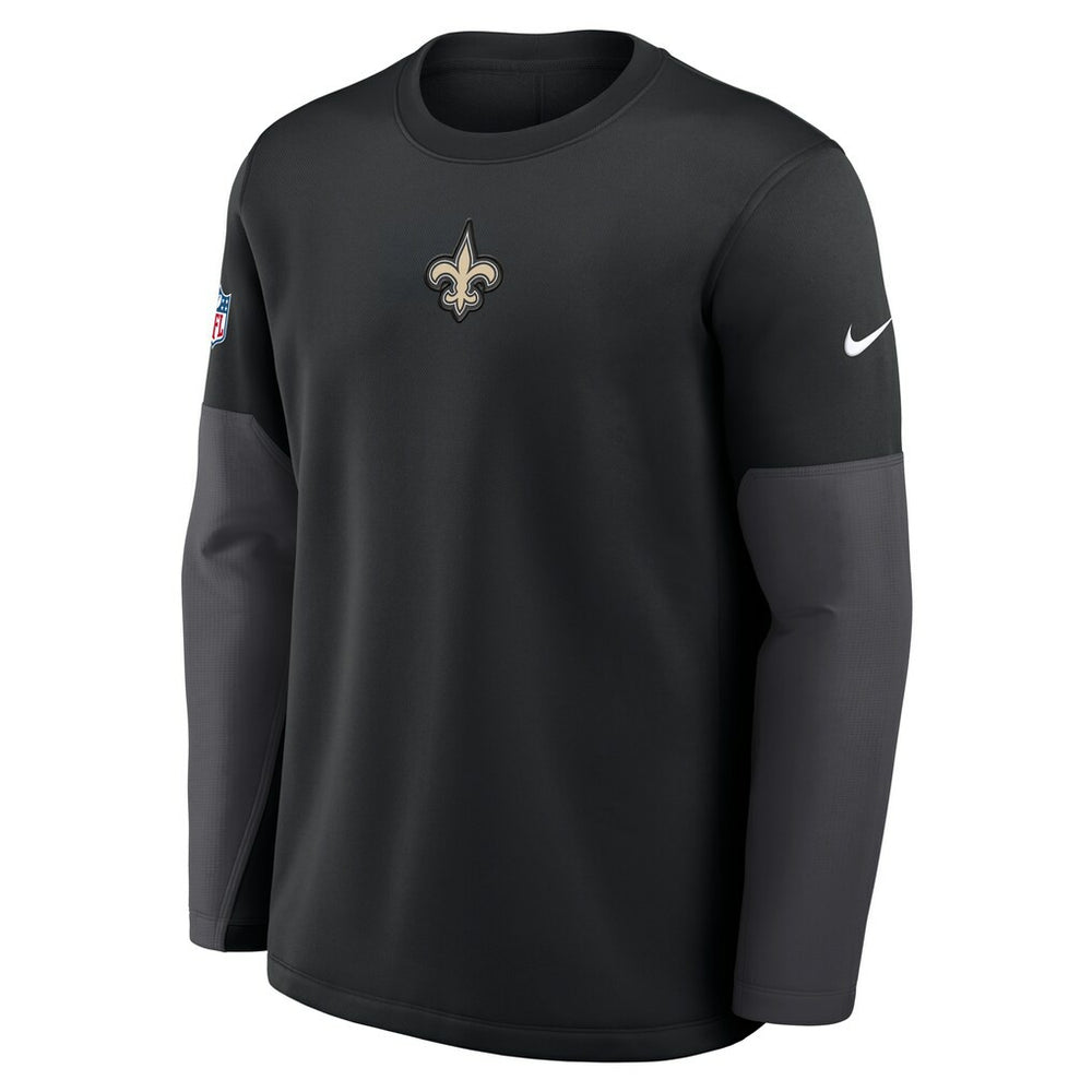 New Orleans Saints Sideline Coach Therma-FIT Long Sleeve T-Shirt - Black outlet