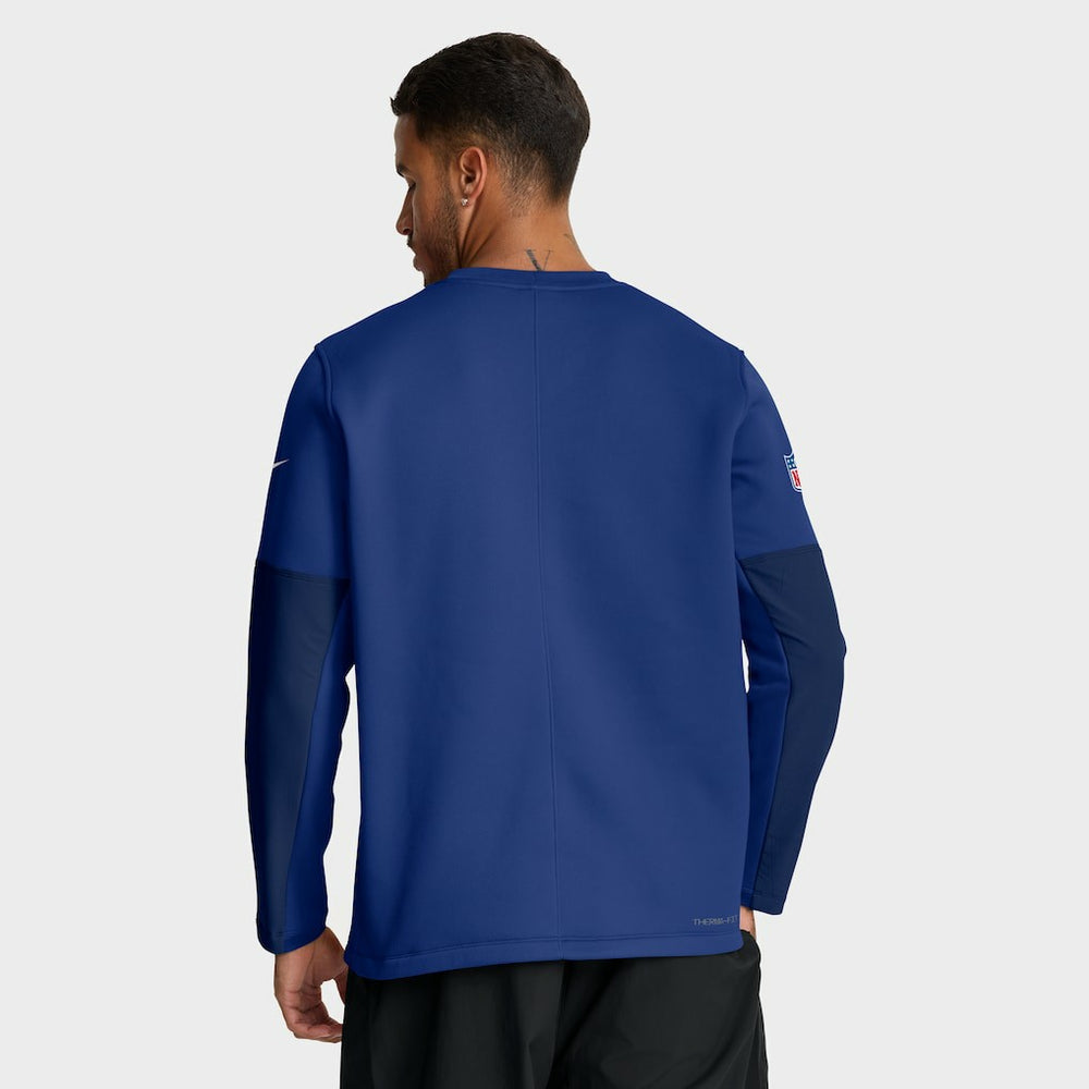 New York Giants Sideline Coach Therma-FIT Long Sleeve T-Shirt - Royal sale