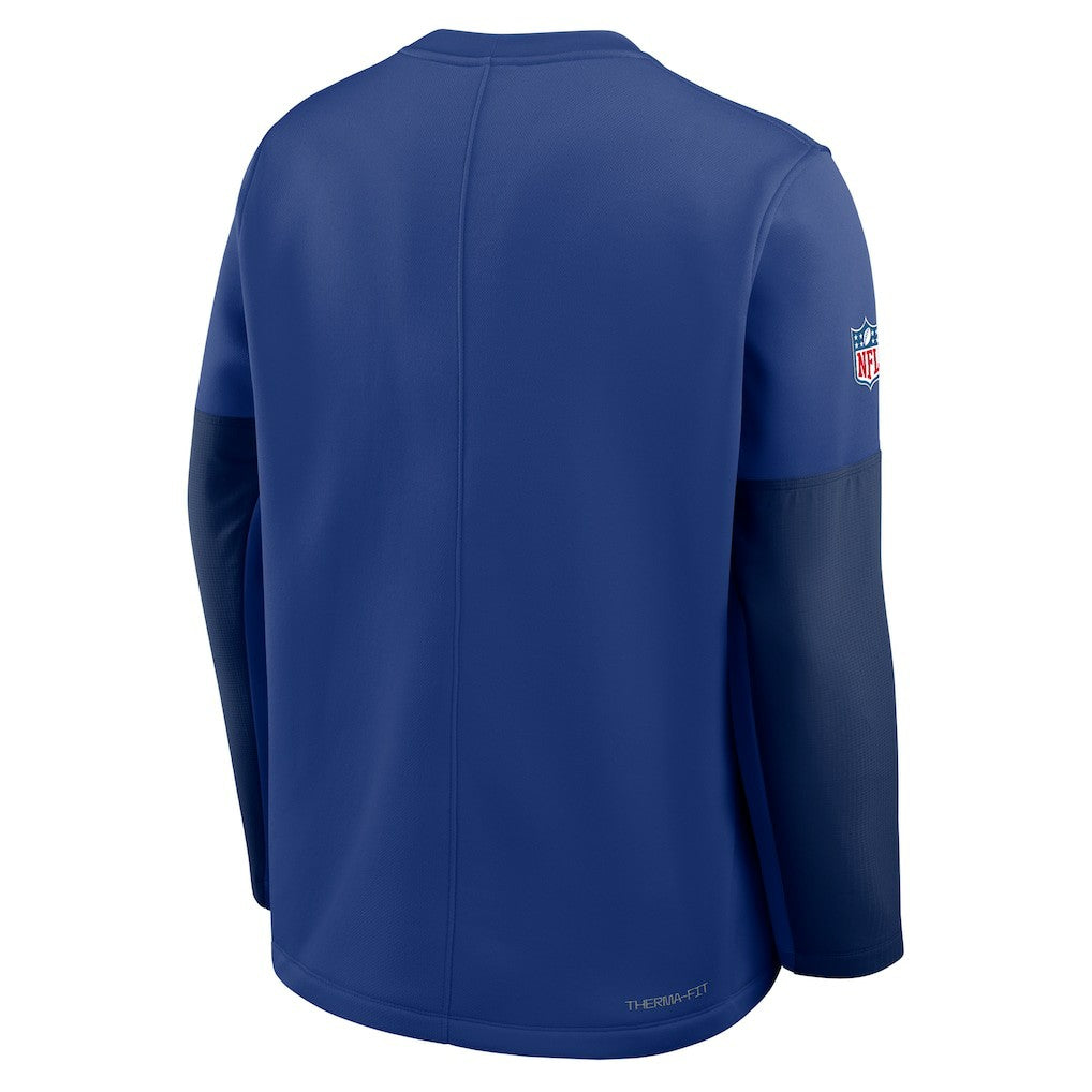 New York Giants Sideline Coach Therma-FIT Long Sleeve T-Shirt - Royal sale