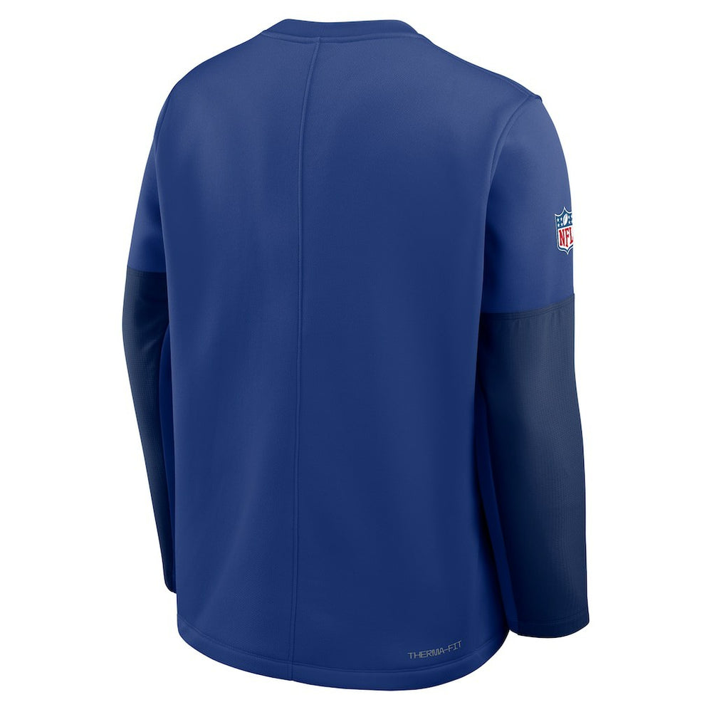 New York Giants Sideline Coach Therma-FIT Long Sleeve T-Shirt - Royal sale