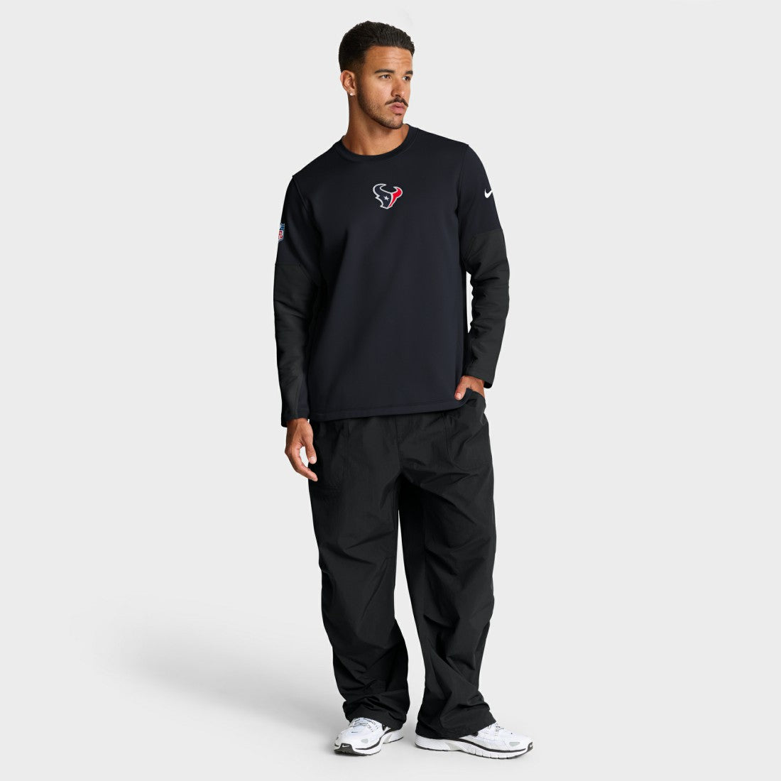 Houston Texans Sideline Coach Therma-FIT Long Sleeve T-Shirt - Navy sale