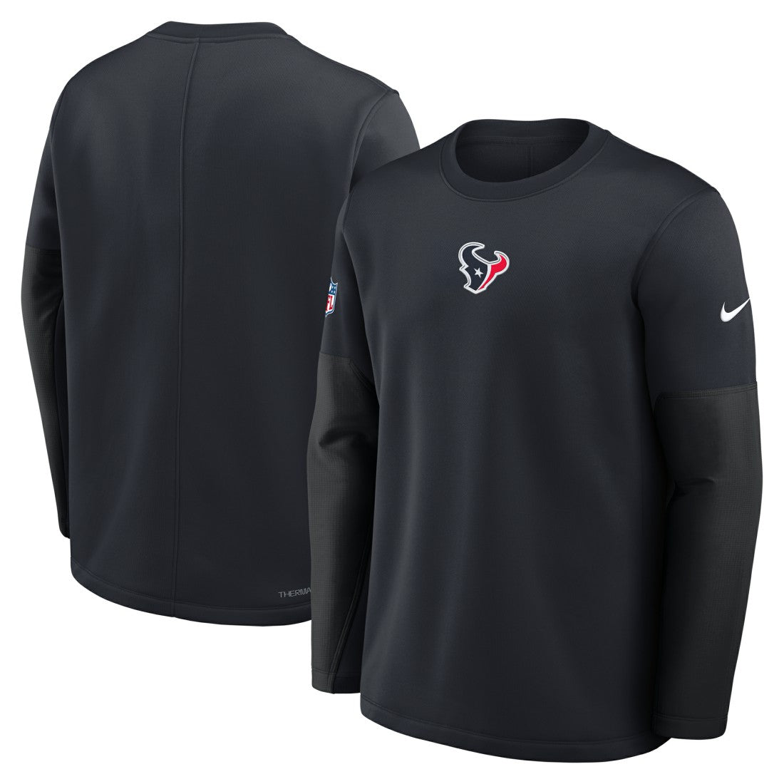 Houston Texans Sideline Coach Therma-FIT Long Sleeve T-Shirt - Navy sale