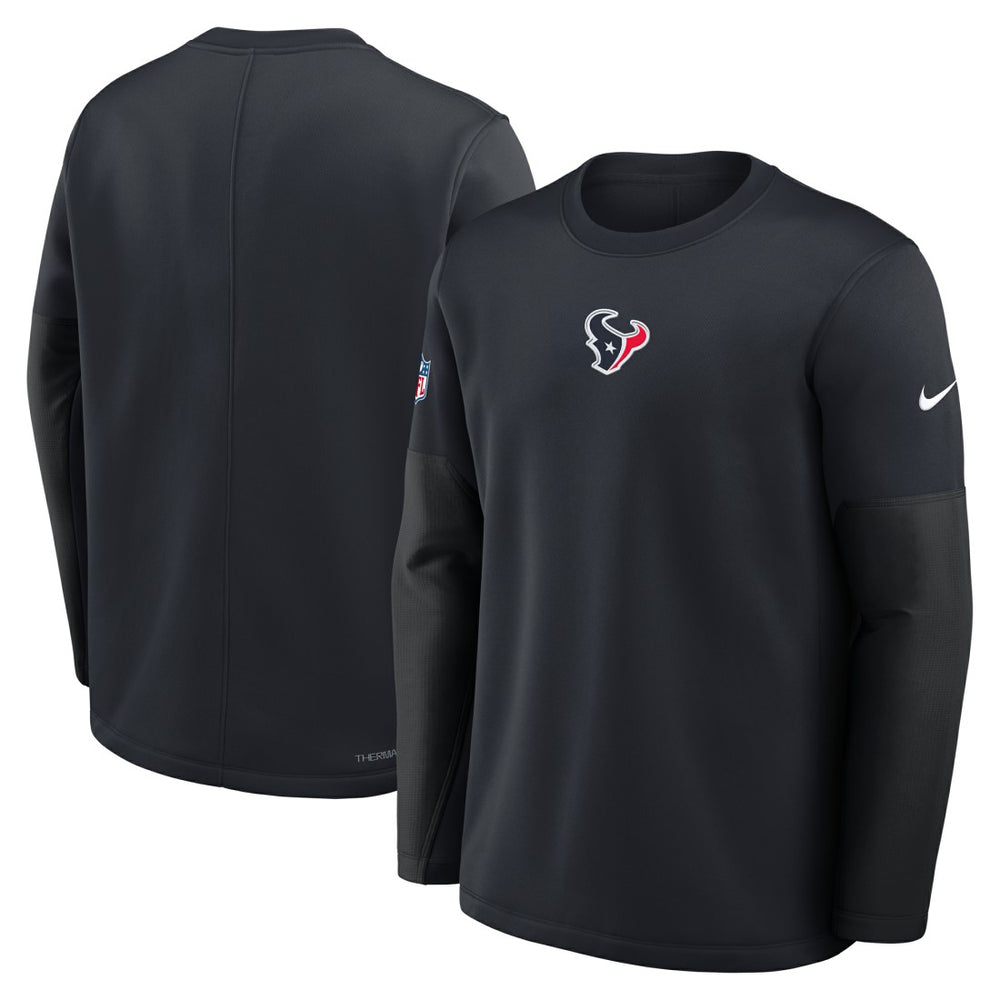 Houston Texans Sideline Coach Therma-FIT Long Sleeve T-Shirt - Navy sale