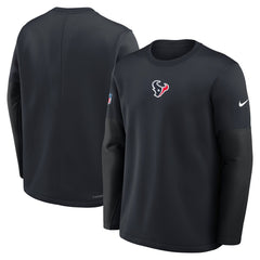 Houston Texans Sideline Coach Therma-FIT Long Sleeve T-Shirt - Navy sale