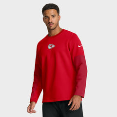 Kansas City Chiefs Sideline Coach Therma-FIT Long Sleeve T-Shirt - Red on sale