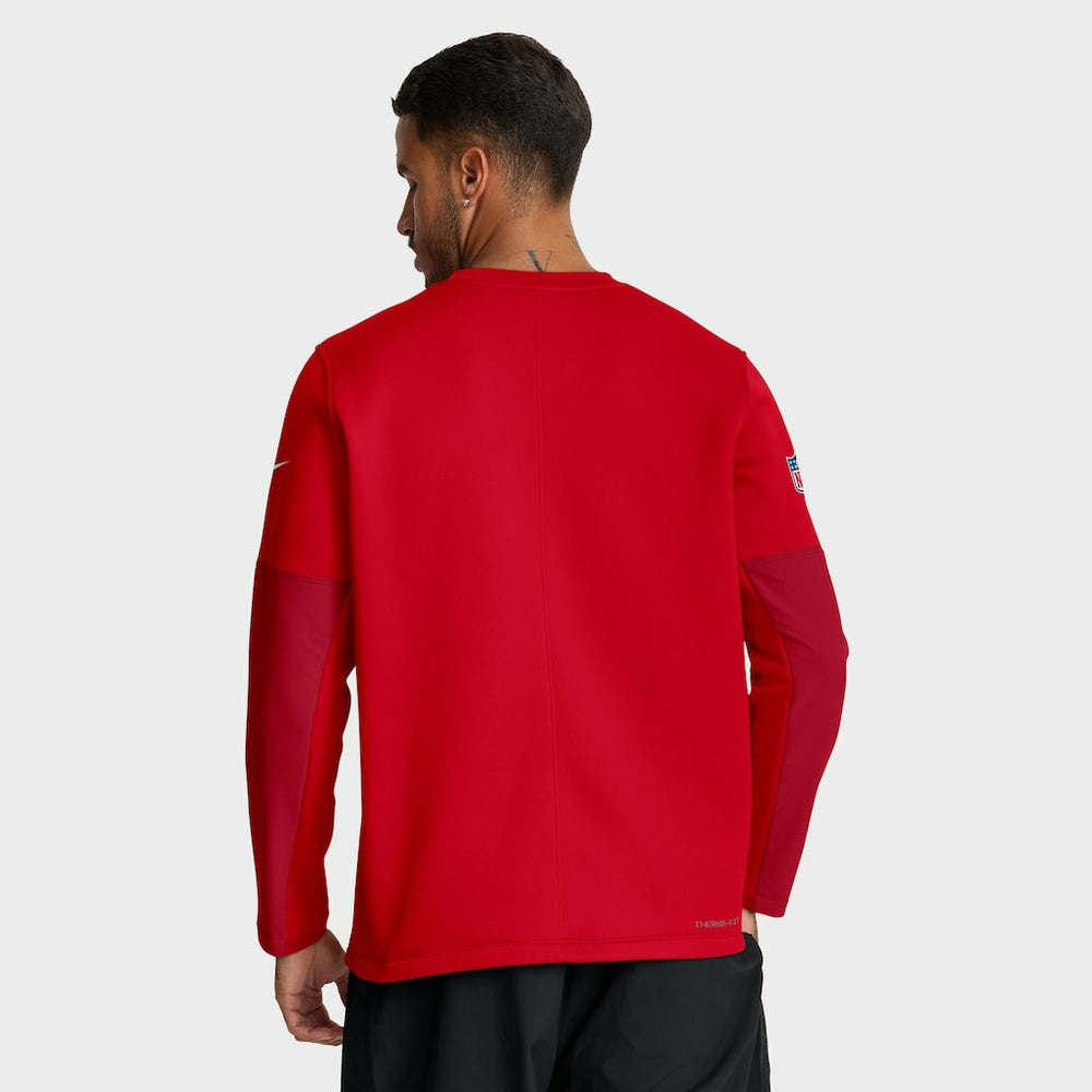 Kansas City Chiefs Sideline Coach Therma-FIT Long Sleeve T-Shirt - Red on sale