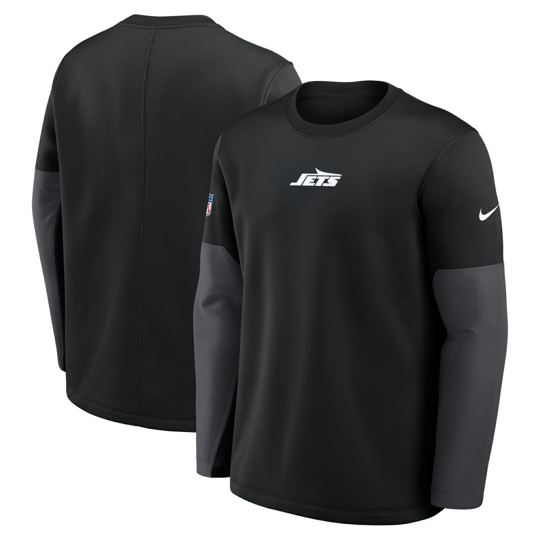New York Jets Sideline Coach Therma-FIT Long Sleeve T-Shirt - Black cheap