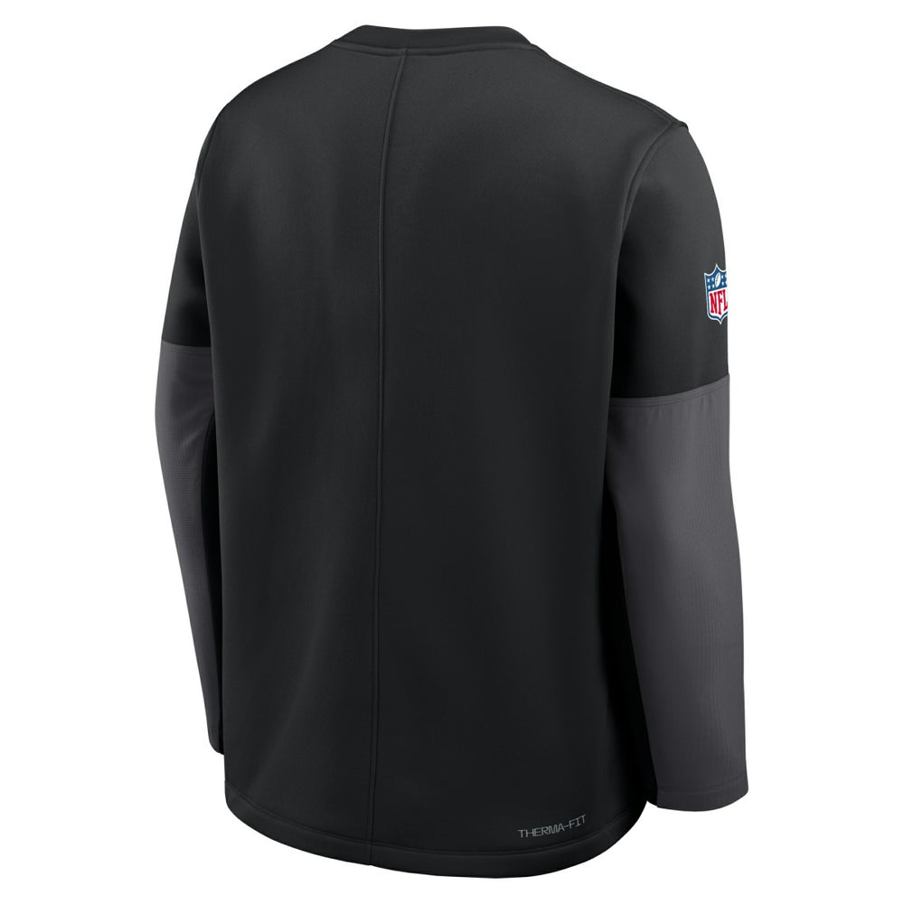 New York Jets Sideline Coach Therma-FIT Long Sleeve T-Shirt - Black cheap
