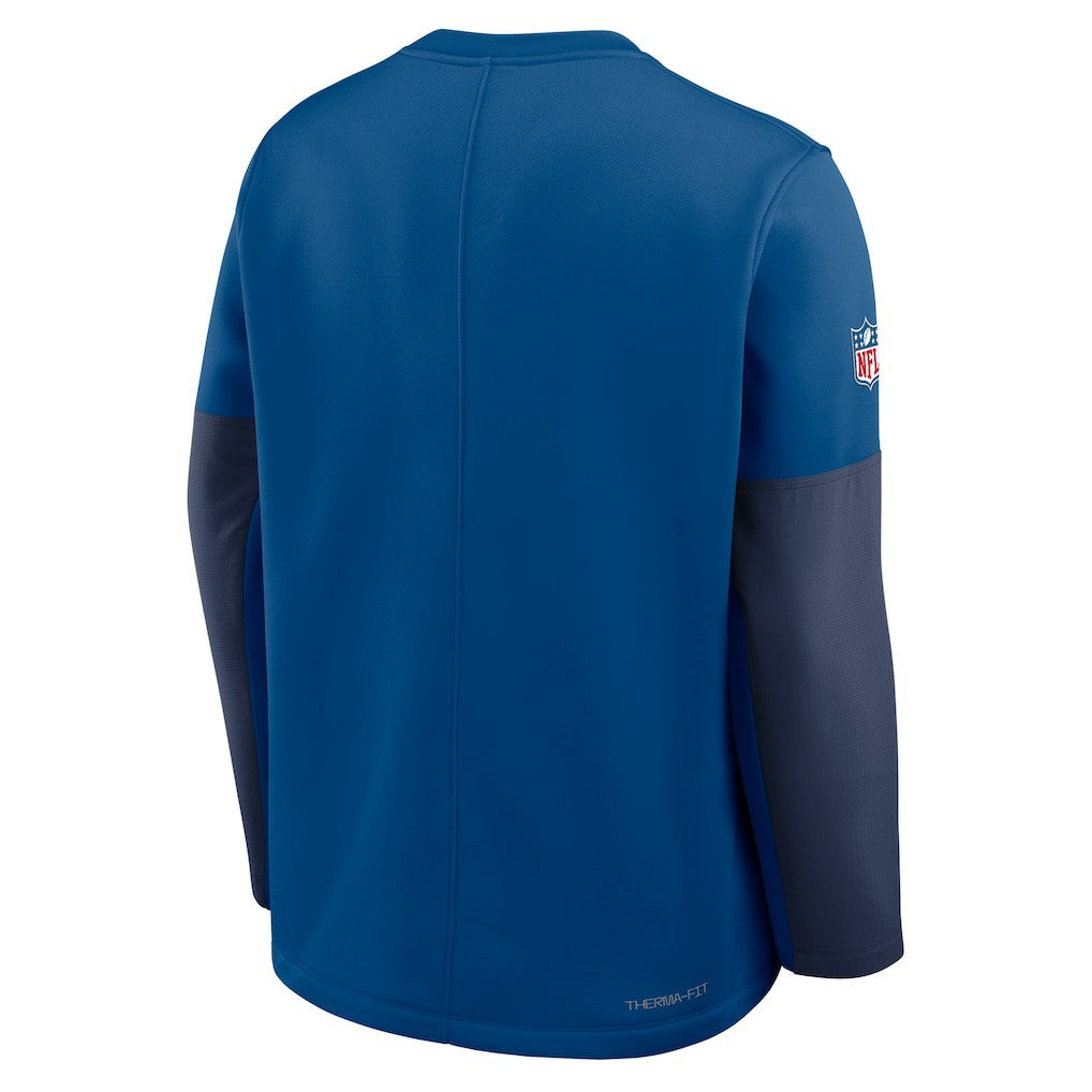Indianapolis Colts Sideline Coach Therma-FIT Long Sleeve T-Shirt - Royal outlet