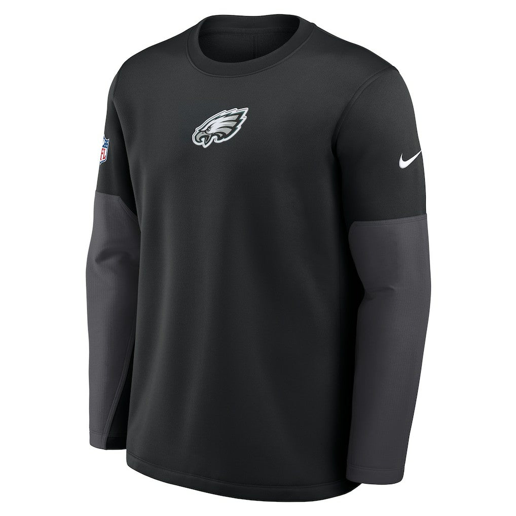 Philadelphia Eagles Sideline Coach Therma-FIT Long Sleeve T-Shirt - Black for sale