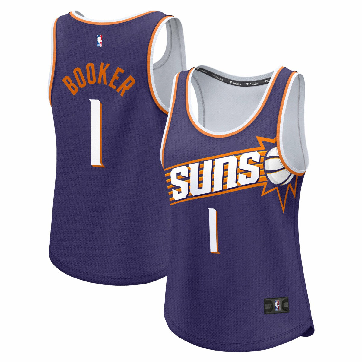 Devin Booker Phoenix Suns Women's Fast Break Player Jersey - Icon Edition - Purple online