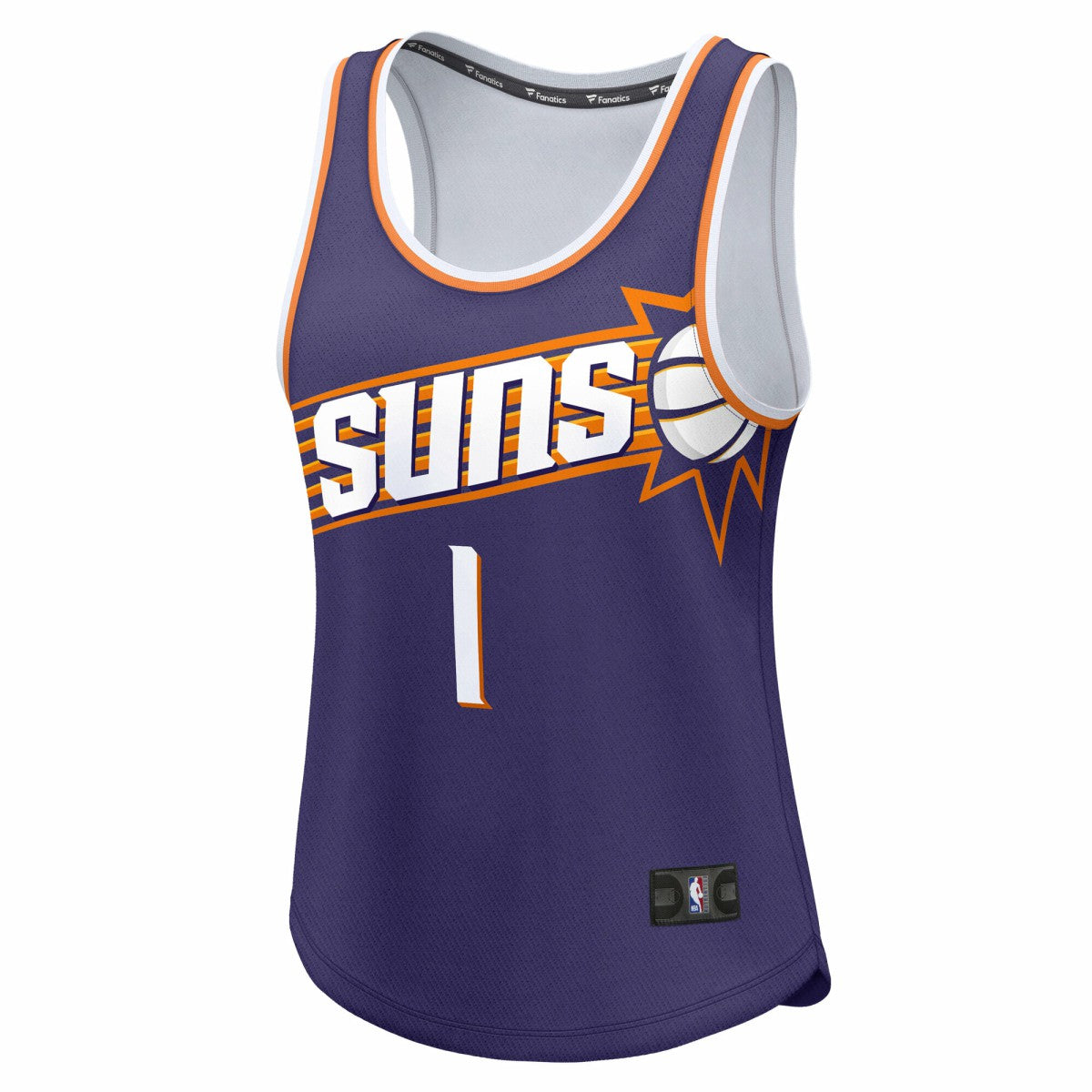 Devin Booker Phoenix Suns Women's Fast Break Player Jersey - Icon Edition - Purple online