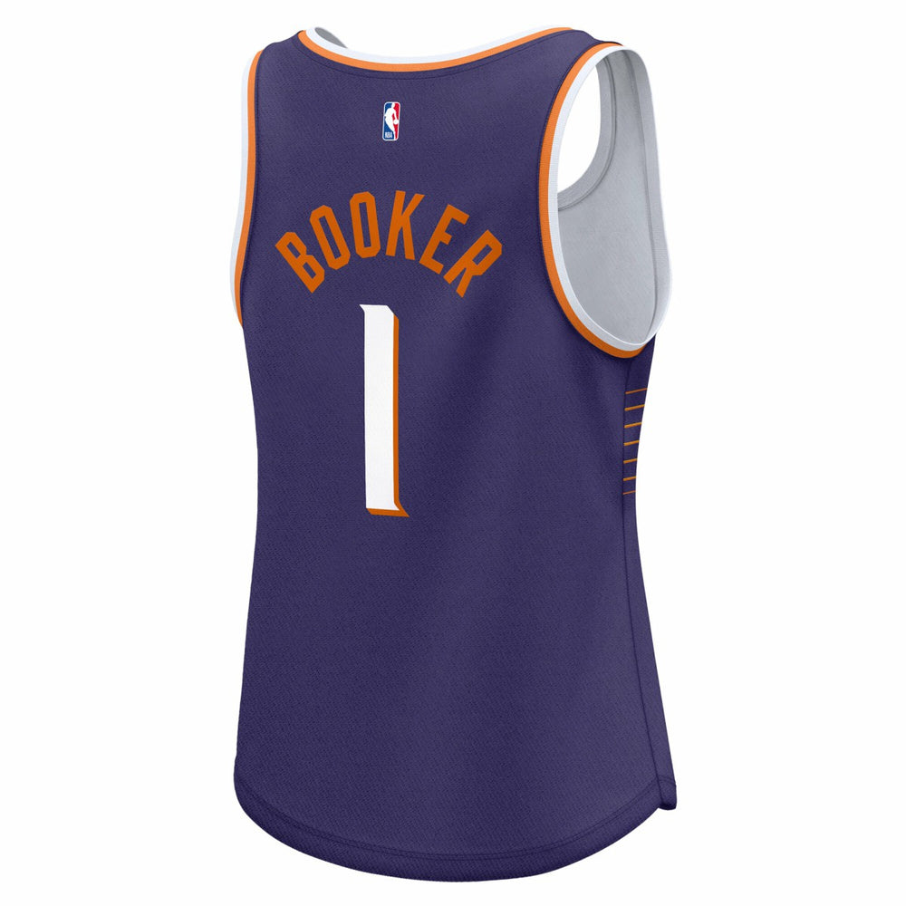 Devin Booker Phoenix Suns Women's Fast Break Player Jersey - Icon Edition - Purple online