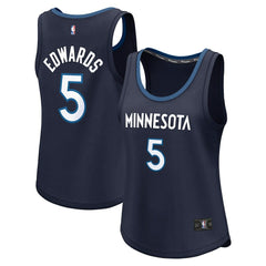 Anthony Edwards Minnesota Timberwolves Women's Fast Break Player Jersey - Icon Edition - Navy online