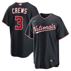 Dylan Crews Washington Nationals Alternate Replica Jersey Navy