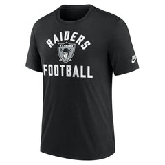 Las Vegas Raiders Favorable Timeline Tri-Blend T-Shirt - Black for sale