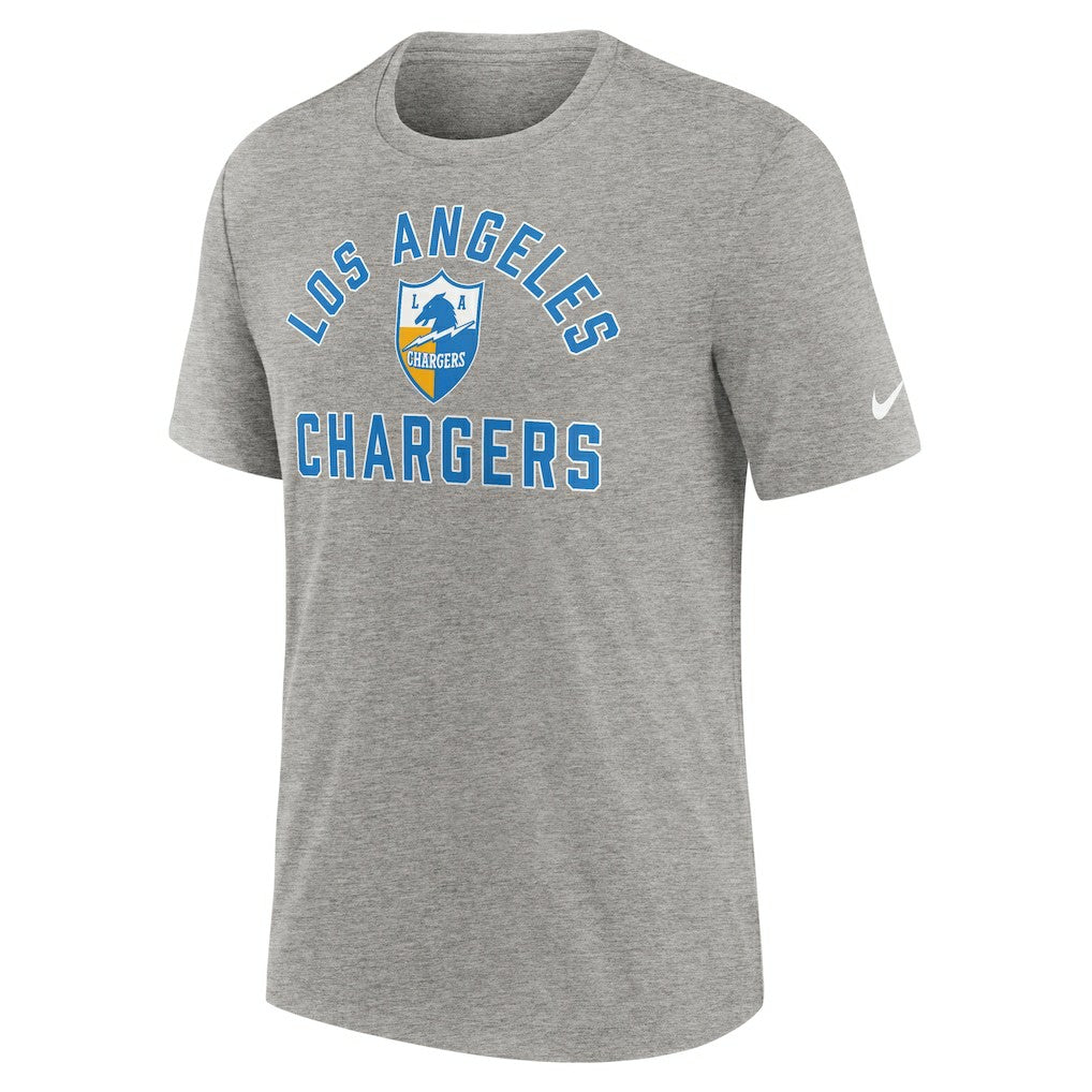 Los Angeles Chargers Favorable Timeline Tri-Blend T-Shirt - Heather Gray online