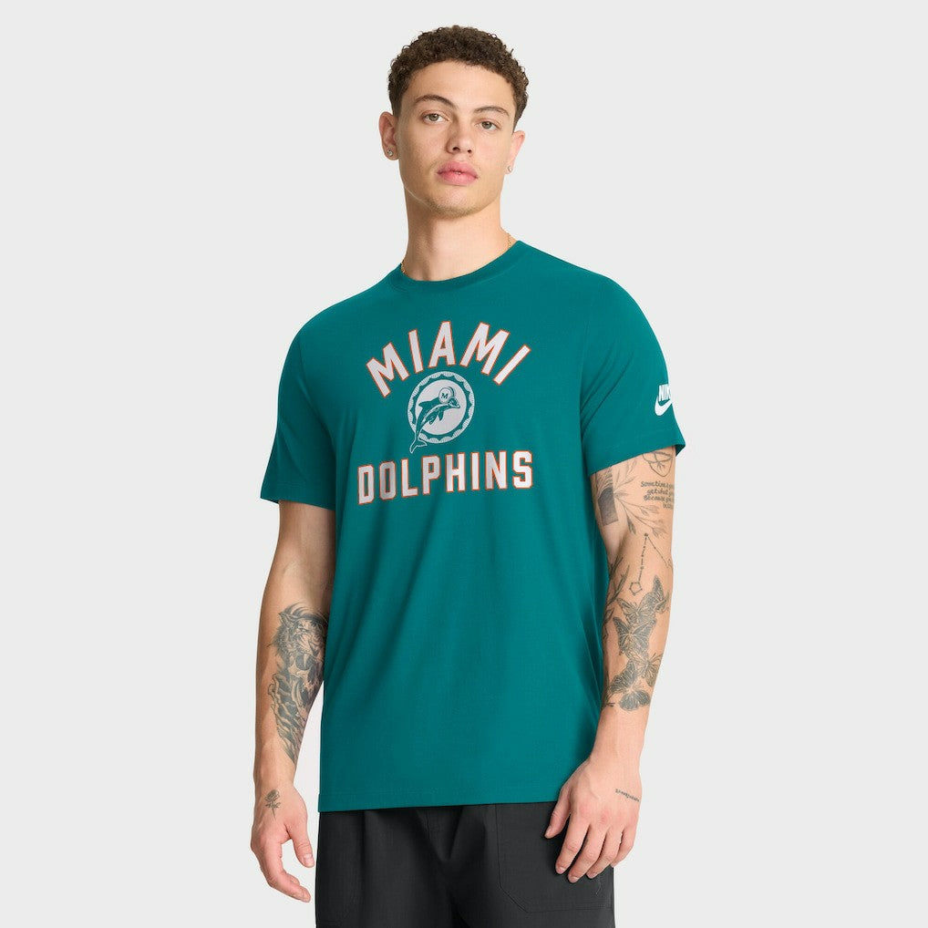 Miami Dolphins Favorable Timeline Tri-Blend T-Shirt - Aqua online