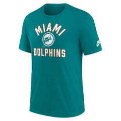 Miami Dolphins Favorable Timeline Tri-Blend T-Shirt - Aqua online
