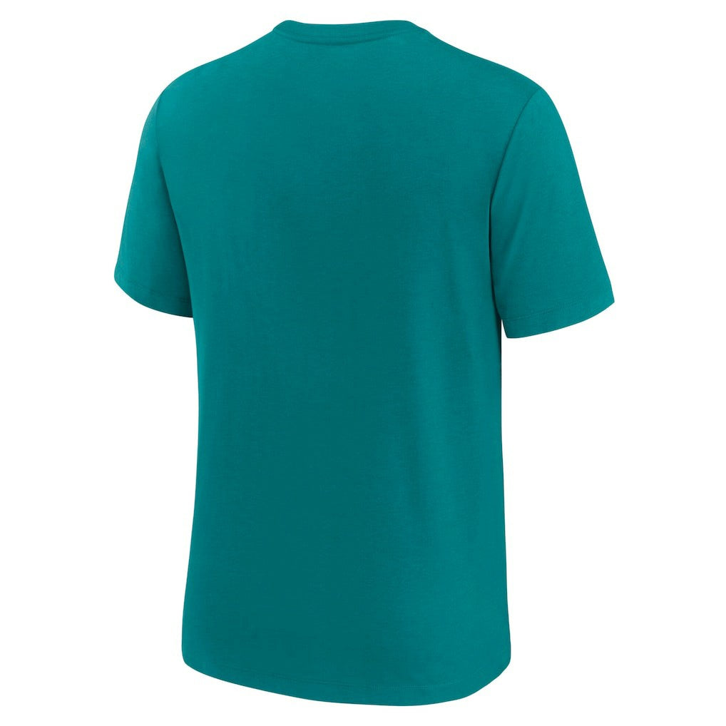Miami Dolphins Favorable Timeline Tri-Blend T-Shirt - Aqua online