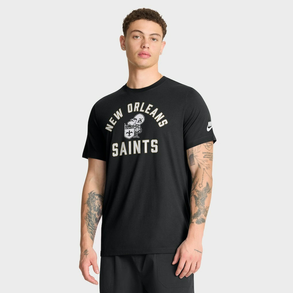 New Orleans Saints Favorable Timeline Tri-Blend T-Shirt - Black for sale