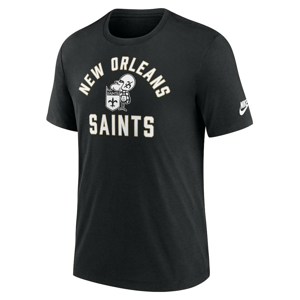 New Orleans Saints Favorable Timeline Tri-Blend T-Shirt - Black for sale