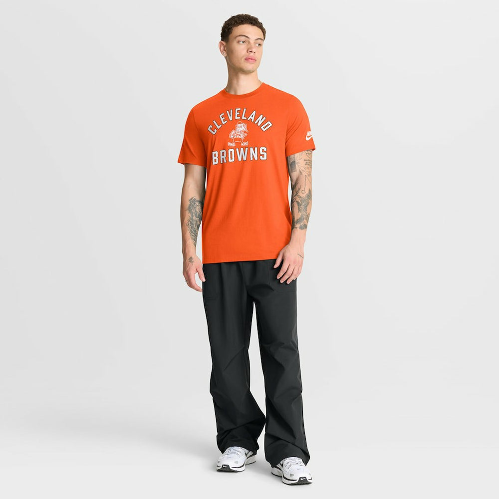 Cleveland Browns Favorable Timeline Tri-Blend T-Shirt - Orange cheap