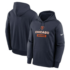 Chicago Bears Toss Sweep Performance Pullover Hoodie - Navy discount