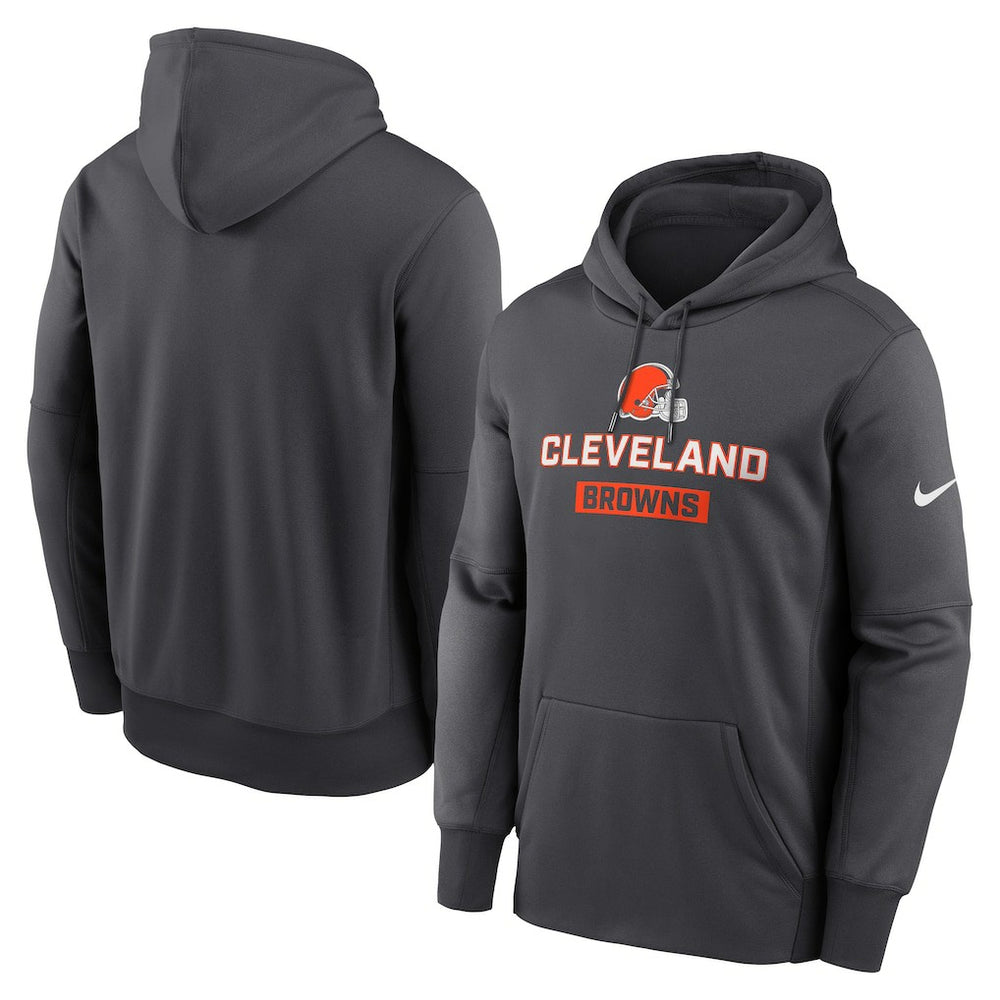 Cleveland Browns Toss Sweep Performance Pullover Hoodie - Anthracite outlet