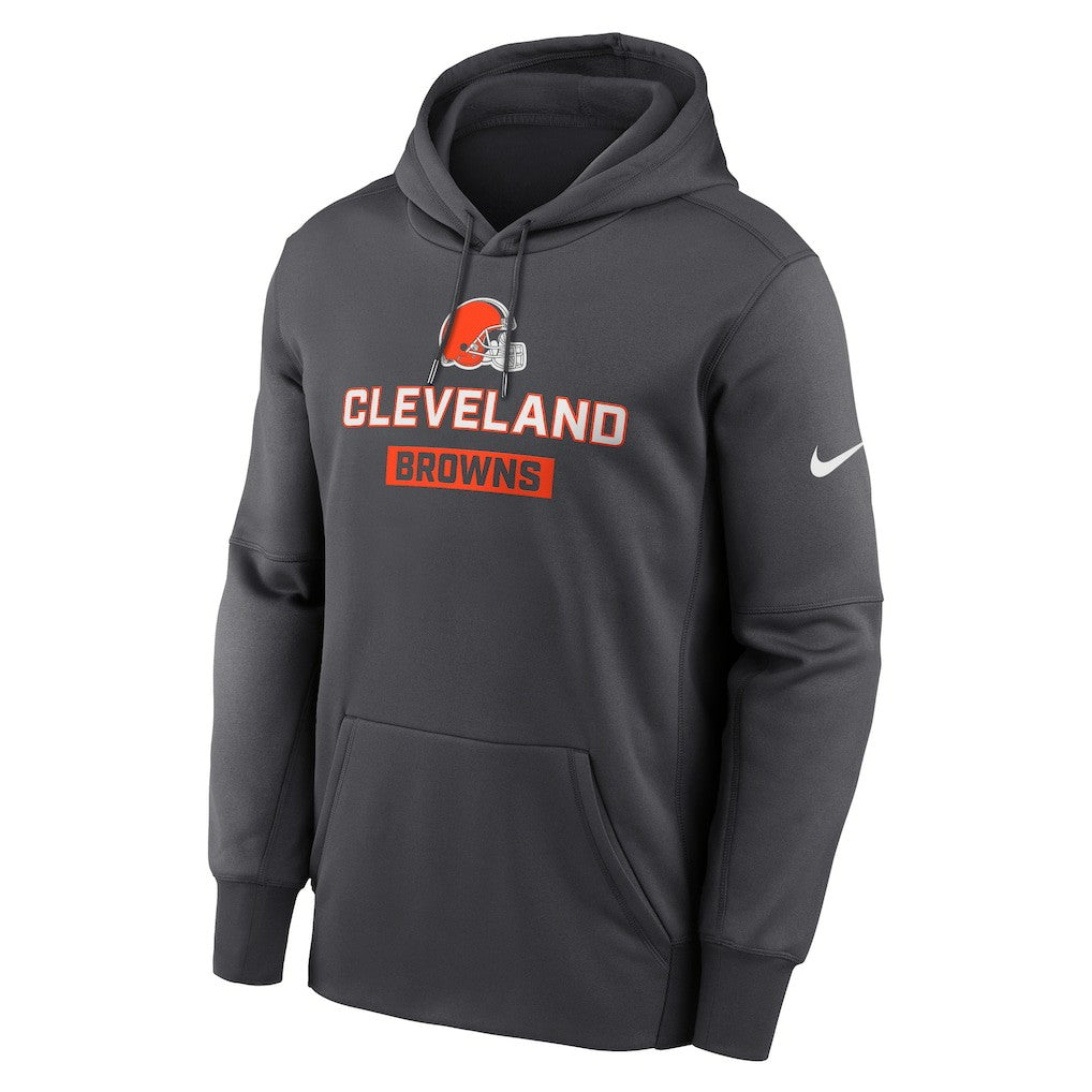 Cleveland Browns Toss Sweep Performance Pullover Hoodie - Anthracite outlet