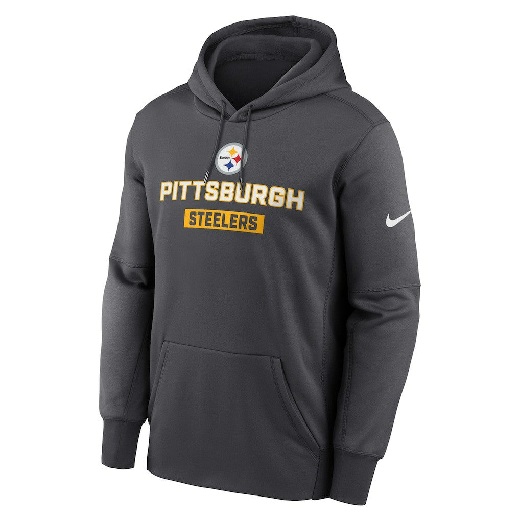 Pittsburgh Steelers Toss Sweep Performance Pullover Hoodie - Anthracite cheap