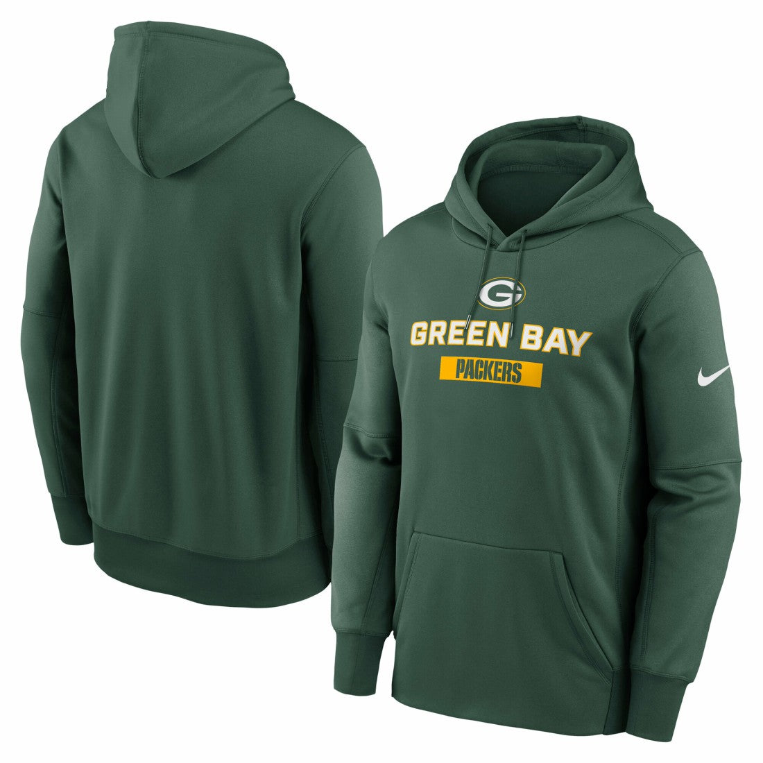 Green Bay Packers Toss Sweep Performance Pullover Hoodie - Green on sale