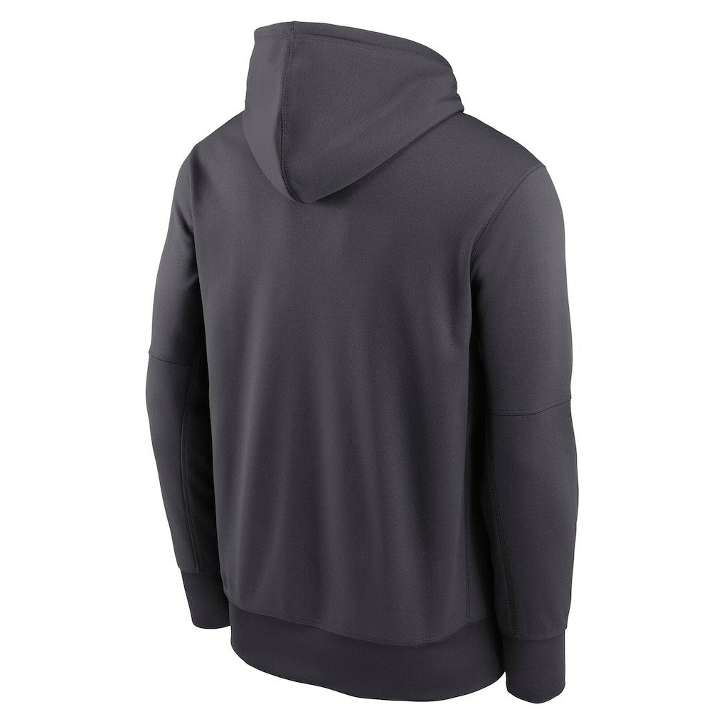 Miami Dolphins Toss Sweep Performance Pullover Hoodie - Anthracite sale