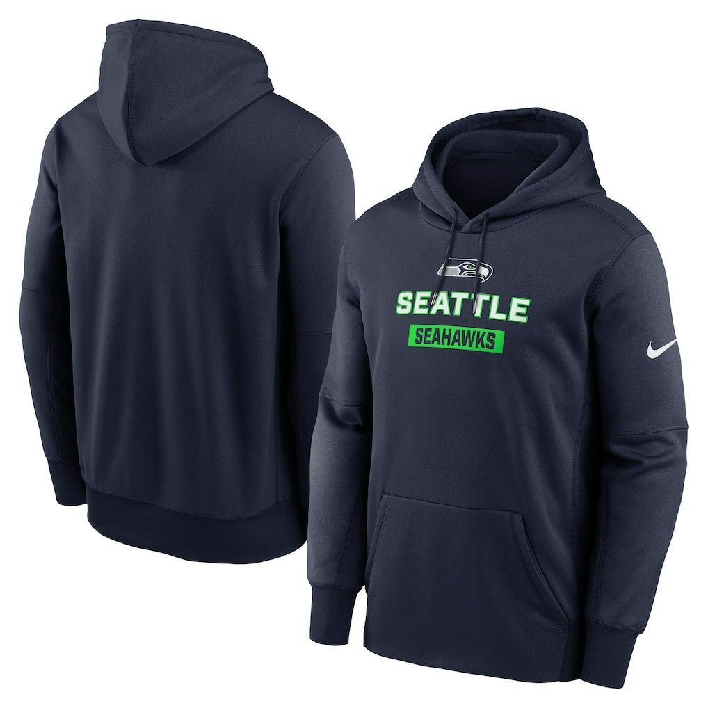 Seattle Seahawks Toss Sweep Performance Pullover Hoodie - College Navy outlet