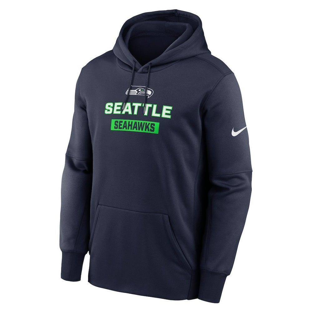 Seattle Seahawks Toss Sweep Performance Pullover Hoodie - College Navy outlet
